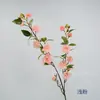 Camelia de Rama Única Camelia Artificial Tienda de Restaurante Decoración Floral Suave Recepción Entrada Hotel Arreglo Floral Decoración Accesorios