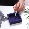 Cenicero de silicona DIY de explosión transfronteriza ins sentido de alto nivel cenicero para el hogar logotipo personalizado cenicero cuadrado