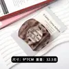Presilha Horizontal Quadrada Oca de PC para a Parte de Trás da Cabeça, Pinça com Cinco Dentes, Presilha Superior Simples e Versátil para Cabelo, Presilha de Cabelo, Grampo de Cabelo Pinça Tubarão