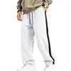 La nueva colección de otoño/invierno de Amazon: pantalones deportivos casuales para hombre con franjas laterales, forro polar, cintura elástica y diseño de pierna recta