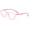 Nuevas gafas de silicona antiazul para niños y niñas, montura completa, ultraligeras, planas, gafas azules para niños 8801