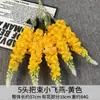 Flores Artificiais de Andorinha Pequena com 5 Cabeças para Decoração de Casamento, Flores Artificiais de Plástico Arranjo de Flores DIY