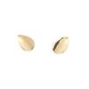 Colgante de gota de agua de oro auténtico revestido de cobre de 18 quilates con agujeros, accesorios de joyería hechos a mano, pendientes redondos que combinan con todo.