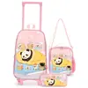 Nuevo Set de Bolso con Ruedas Transfronterizo para Niños, Maleta con Ruedas para Niños que se Puede Usar como Mochila, Personalizable y al por Mayor