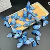 Decoración de Ventana de Mariposa Realista Impresa en 3D Transfronteriza Estilo Jardín de Monet Arreglo de Pared de Mariposas Zapatos Sombreros Accesorios para el Cabello Pinzas para el Cabello