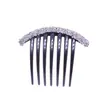 Coreia do Sul grande pente de plástico com strass para cabelo franja cabelo quebrado prendedor de cabelo pressão placa de trás da cabeça prendedor de cabelo acessório de cabelo para cabeça
