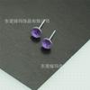 Pendientes Macaron Fluorescentes de Biocerámica de 6 mm de Colores Variados, Pendientes de Cerámica Antialérgicos de Diamante de Colores Amigables con los Oídos, Pendientes Dulces y Geniales