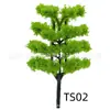 Árvore de Modelo Arquitetônico de Micro-Paisagem, Árvore Pequena Simulada, Material para Mesa de Areia Verde de Paisagem, Árvore de Paisagem Modelo de Simulação de Árvore Paulownia