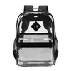 Mochila Transparente de PVC para Amazon Transfronterizo Unisex Impermeable Mochila de Viaje Mochila Transparente de Gelatina