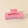 Amazon Pinza Rectangular de Color Caramelo Huiyun Pinza de Tiburón Mate Pinza Simple para el Cabello Pinza para Volumen Grande de Cabello