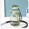 Taza de Agua Deportiva de Plástico Personalizada Gran Capacidad 2000ml Botella de Agua para Fitness Chicos Cubo Ton Veraniego