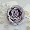 Flores Artificiais Peônia Rosa com Borda Enrolada Cabeças de Flor Decoração de Casamento Cenário para Fotografia Acessórios para Caixas de Presente Cabeças de Flores Artificiais