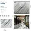 Pared de Fondo de TV de Piedra Sinterizada 1200x2700 Encimera de Piedra Sinterizada Baldosa de Mármol Blanco Veta Continua Piedra Sinterizada al por Mayor
