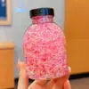 Goma Elástica de Bebé para Niños Alta Elasticidad No Lastima el Cabello Goma Elástica Desechable Diadema para Niña Pequeña Diadema para Niña Color Caramelo