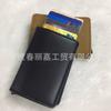 Suporte para Cartão Anti-roubo RFID Pop-up Automático Porta-Cartão de Crédito Metálico Ultra-fino Carteira Multi-cartão Masculina Fibra de Carbono