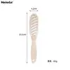 Pente Curvo Plástico Oco para Penteado Pompadour Masculino, Alisamento de Cabelo, Cabeleireiro e Pente de Massagem no Couro Cabeludo Venda por Atacado