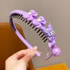 Diadema de Dibujos Animados para Niños Kuromi Peine Acabador de Cabello Roto Lazo No Lastima el Cabello Diadema Presionadora para el Cabello de Niña Pequeña Accesorios para el Cabello