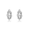 Pendientes de aro con forma de nariz de cerdo dorada estilo retro europeo y americano para mujer, diseño avanzado de lujo ligero, pendientes de temperamento exquisito, joyería para las orejas