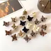 Mini pinza para el pelo de tono marrón transfronteriza, pinza pequeña de princesa para el pelo, pinza para flequillo, accesorio para el pelo, pasador