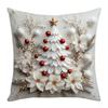 Atacado de Fábrica Capa de Almofada de Natal Decoração Árvore de Natal Rena Boneco de Neve Atmosfera de Sofá Almofada Decorativa de Linho
