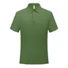 Camisas Polo de Seda de Hielo de Secado Rápido Ropa de Trabajo Personalizada de Manga Corta Camisas Culturales para Team Building Camisetas Ropa de Trabajo Corporativa con Bordado de Logo