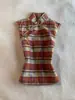 Nueva Camiseta de Mujer Estilo Chinoiserie Tendencia Nacional Estilo Pajarita Retro Cintura Entallada Estilo Callejero Tops de Chicas Atrevidas en Varios Estilos Y2K