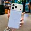 Nuevo Elemento Círculo Delgado Succión Magnética Adecuado para Funda de Teléfono Móvil Iphone17Promax Cubierta Protectora Anticaídas Todo Incluido Apple 16