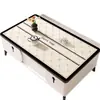 Toalha de Mesa para Café Estilo Chanel, à Prova de Óleo, Impermeável, Não Precisa Lavar, Resistente ao Calor, para Mesa de Centro de Sala de Estar, Aparador de TV, Mesa de Jantar e Tapete Protetor de Superfície de Mesa