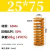 Padrão Japonês Resistente a Altas Temperaturas Mola de Molde Mola de Compressão Doméstica 65Mntf Fio Plano Compressão Retangular Alta Elasticidade Alta Resiliência