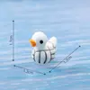 Nuevo Lindo Juguete de Peluche de Pato de Tenis y Fútbol Accesorios Decorativos DIY para Paisajismo de Jardín Pequeños Adornos