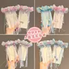 Par de Grampos Acessórios Super Fada Hanfu Grampos Antigos para Cabelo Infantis Acessórios de Cabelo com Borla de Bebê Princesa Grampo de Cabelo Estilo Chinês para Menininha