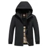 Chaqueta de invierno gruesa y cálida con relleno de algodón para hombre y mujer, cortavientos para exteriores para parejas, para protección contra el frío