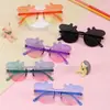 Gafas de Sol Modelo Nuevo 2026 Estilo Peppa Pig, Gafas de Sol sin Marco de una Sola Pieza, Gafas de Sol Lindas de Cerdo Transfronterizas