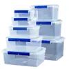 Caja Congeladora, Caja Blanca de Conservación, Capacidad Extra Grande, Caja Espesa de Plástico de Grado Alimenticio Comercial, Caja Sellada para Refrigerador con Tapa