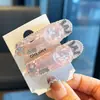 Pin para el pelo de perla de cristal con un toque de alta gama, pinza de cocodrilo con pedrería, pinza lateral para flequillo, pasador, nuevo accesorio para el pelo 2026 para mujer