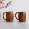 Taza de madera de estilo japonés transfronteriza, taza de sake de madera de azufaifo, taza de agua de madera maciza, taza portátil, taza de té con logotipo láser