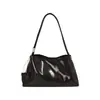 2026 Bolso Nuevo Brillante de un Solo Hombro Versátil Bolso Cruzado Simple en un Estilo Casual, Bolso de un Solo Hombro Versátil de Color Sólido