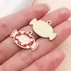 30 accesorios para joyería DIY: Árbol de Navidad de dibujos animados estilo gota de aceite, muñeco de nieve, Papá Noel y campanas como colgantes de regalo hechos de aleación de zinc