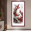 Entrada Pendurada Pintura Flor de Ameixa Chinesa Pintura Chinesa Sala de Estar Entrada Parede Oposta Corredor Extremidade Nova Pintura Decorativa Chinesa