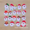 Accesorios para Regalos de Navidad Bouquet de Dibujos Animados Materiales Papá Noel Muñeco de Nieve Reno Anillos de Presión Accesorios Decoración Al Por Mayor