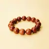 Pulsera de madera rayada por el rayo natural, pulsera de cuentas de madera de azufaifo rayada por el rayo, accesorios para uso diario, suministros taoístas de la fábrica original