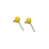 Aretes de Aro Redondo Soldados con Aguja para Goteo de Aceite de Acero Inoxidable, Agujas de Joyería Multicolor, Accesorios para Aretes DIY al por Mayor