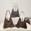 Bolso de Hombro de Moda Casual Tendencia 2025 Nuevo Tendencia Retro Estampado de Leopardo Bolso de Axila Casual Gran Capacidad Bolso para Mujer