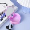 Caja de Almacenamiento de Escritorio Creativa y Linda para Niños Espejo Personalizado Simple Joyero con Espejo Diadema Aretes Joyero