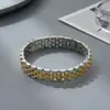 Pulseiras de Relógio Europeias e Americanas Mais Vendidas, Pulseiras de Relógio Minimalistas Populares, Pulseiras de Aço Titânio Gravadas a Laser, Acessórios de Mão Modernos e Estilosos