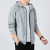 Chaqueta de hombre para primavera y otoño 2026, nuevo estilo casual delgado, ropa versátil y elegante, sudadera de moda de corte holgado