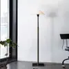Lámpara de pie de hierro estilo retro moderno minimalista americano para sala de estar dormitorio lámpara de pie suave de diseñador para villa