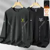 Sudadera Popular Nueva para Hombre Otoño/Invierno 2025, Forro Polar, Sin Capucha, Manga Larga, Cuello Redondo, Tallas Grandes, Gruesa, para Usar al Aire Libre