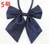 Azafata Banco Profesional Bufanda de Seda Ropa de Trabajo Camisa Uniforme Rayas Cuadros Cuello Flor Estudiante Mariposa Uniforme Escolar Corbata de Moño Femenino