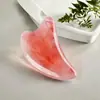 Venta al por mayor de fábrica tabla gua sha de resina imitación cuerno de buey, palo para aliviar músculos, masajeador de puntos de acupuntura facial y ocular, masajeador de meridianos de salud